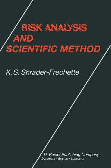 Cover of Risk Analysis and Scientific Method
