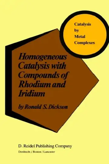 Cover of Homogeneous Catalysis with Compounds of Rhodium and Iridium