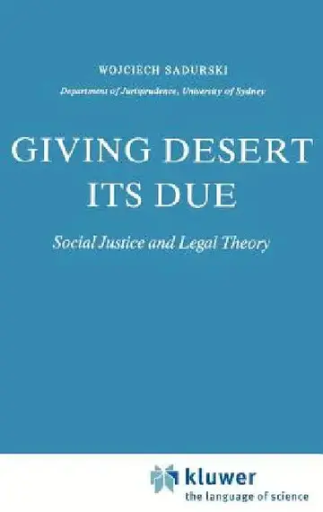 Cover of Giving Desert Its Due