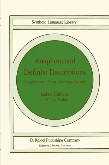 Cover of Anaphora and Definite Descriptions