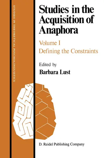 Cover of Studies in the Acquisition of Anaphora