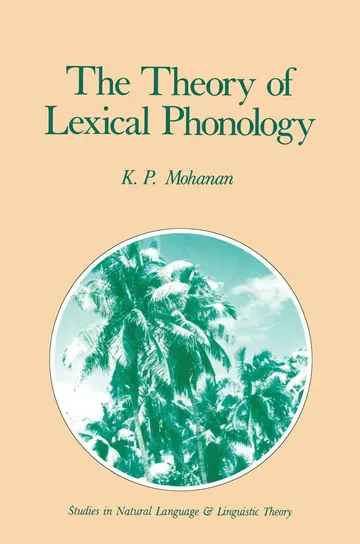 Cover of The Theory of Lexical Phonology