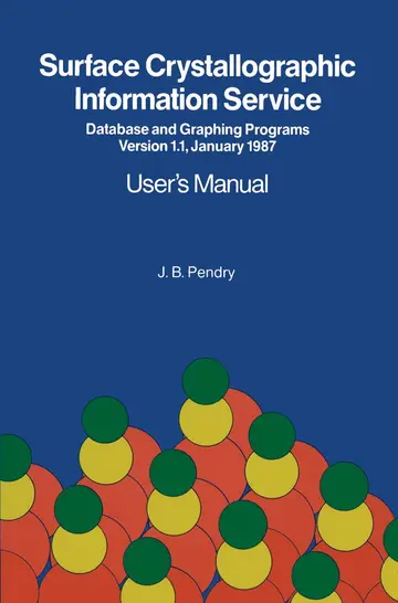 Cover of Surface Crystallographic Information Service