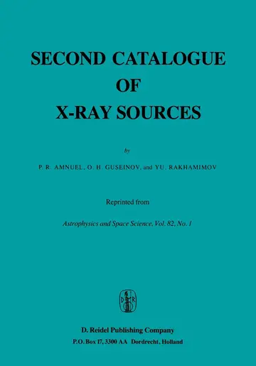 Cover of Second Catalogue of X-Ray Sources