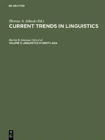 Cover of Linguistics in South Asia