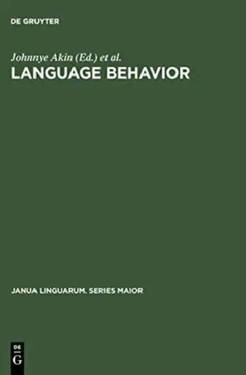 Cover of Language Behavior
