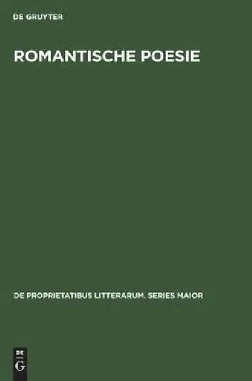 Cover of Romantische Poesie