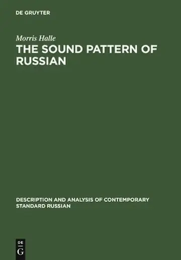 Cover of The Sound Pattern of Russian