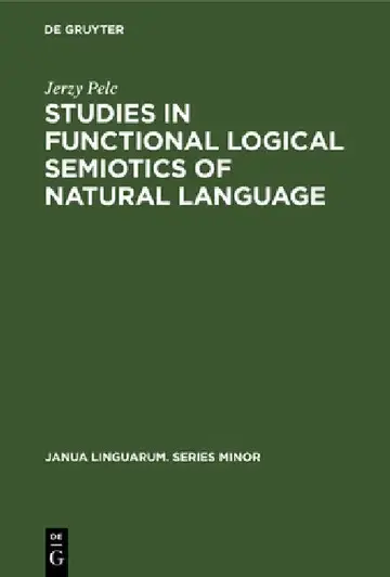 Cover of Studies in Functional Logical Semiotics of Natural Language