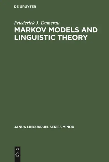 Cover of Markov Models and Linguistic Theory