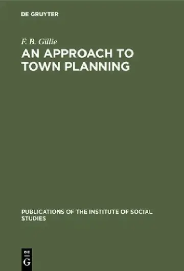 Cover of An Approach to Town Planning