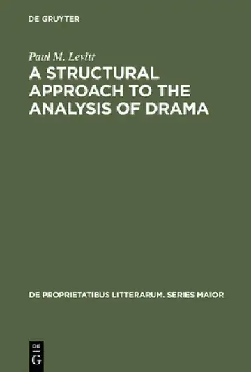 Cover of A Structural Approach to the Analysis of Drama