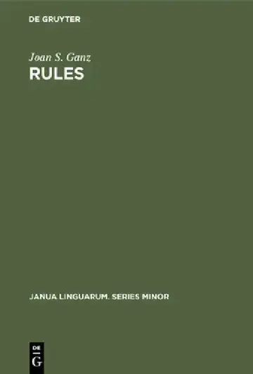 Cover of Rules