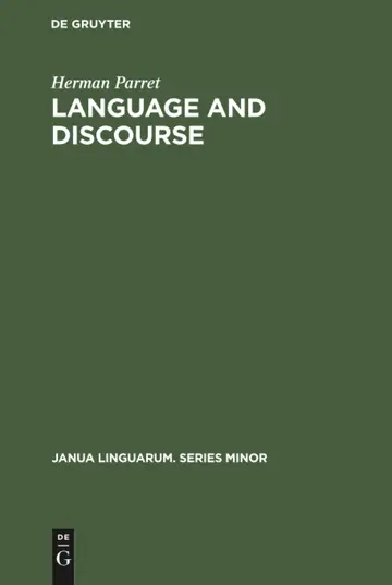 Cover of Language and Discourse