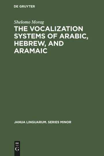 Cover of The Vocalization Systems of Arabic, Hebrew, and Aramaic