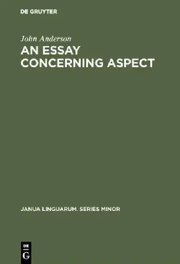 Cover of An Essay Concerning Aspect