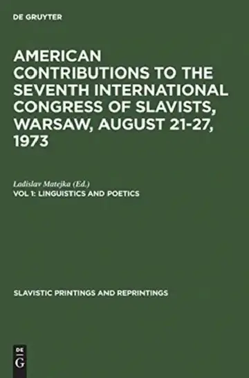 Cover of Linguistics and Poetics