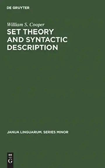 Cover of Set Theory and Syntactic Description