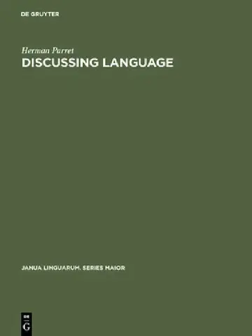 Cover of Discussing Language
