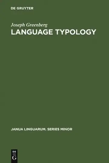 Cover of Language Typology