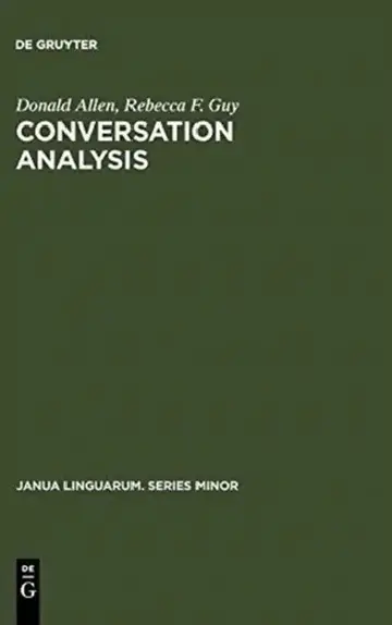 Cover of Conversation Analysis