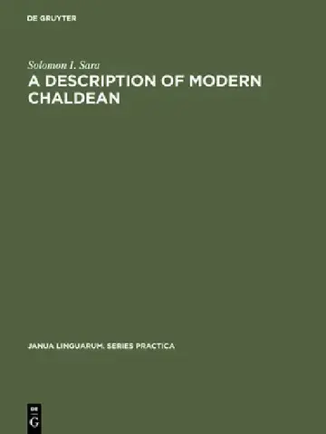 Cover of A Description of Modern Chaldean
