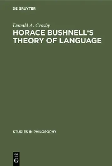 Cover of Horace Bushnell's Theory of Language