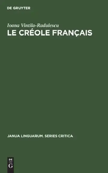 Cover of Le Créole Français