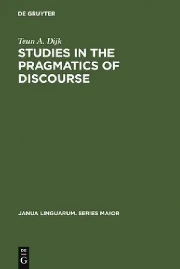Cover of Studies in the Pragmatics of Discourse