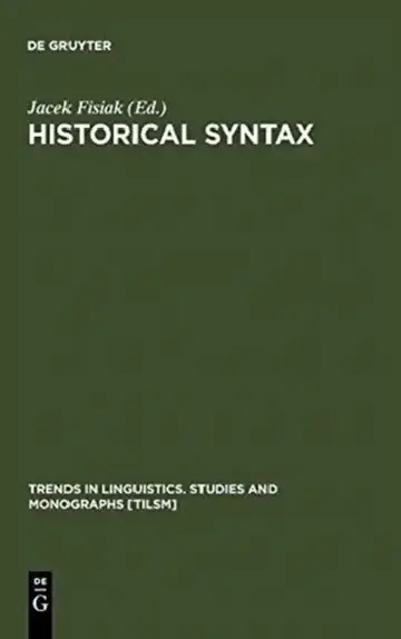 Cover of Historical Syntax