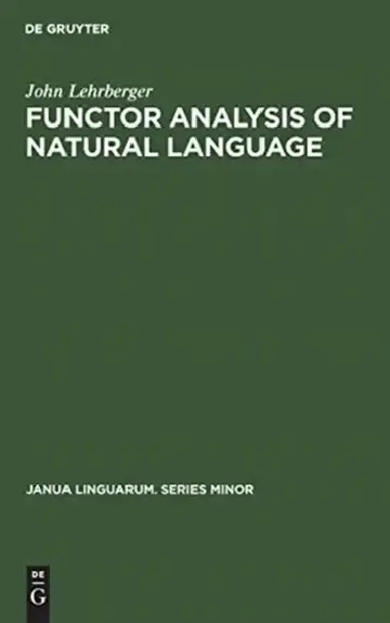 Cover of Functor Analysis of Natural Language