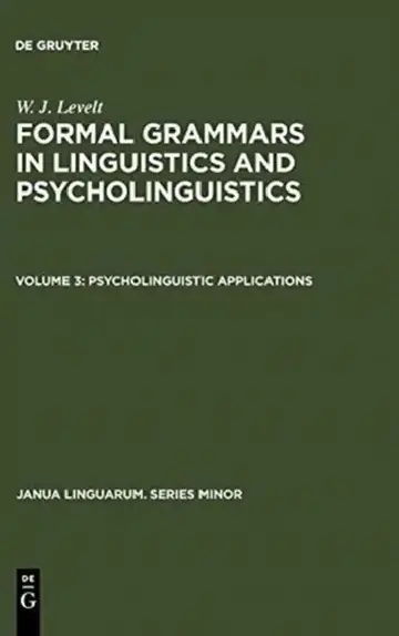 Cover of Psycholinguistic Applications