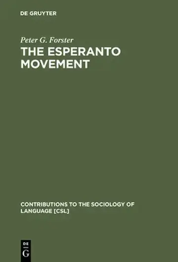 Cover of The Esperanto Movement