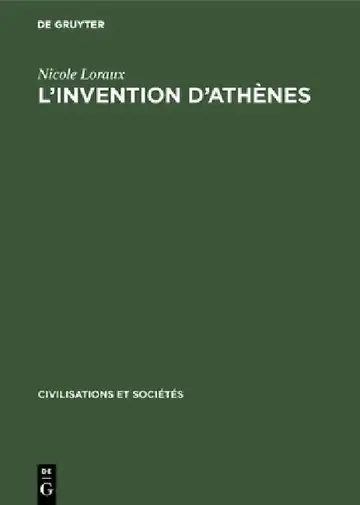 Cover of L'Invention d'Athènes