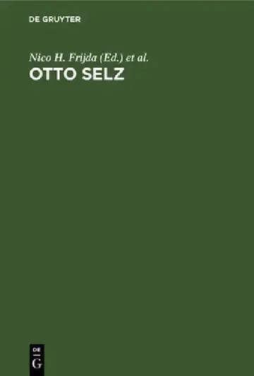 Cover of Otto Selz