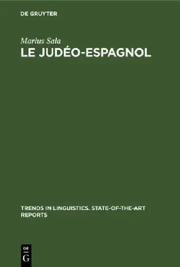 Cover of Le Judéo-Espagnol
