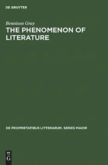 Cover of The Phenomenon of Literature