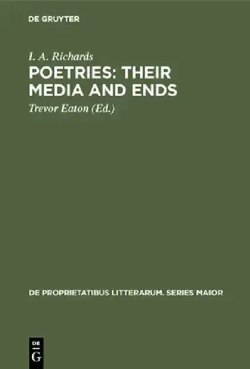 Cover of Poetries
