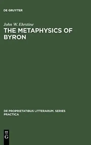 Cover of The Metaphysics of Byron