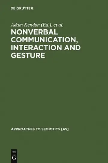 Cover of Nonverbal Communication, Interaction, and Gesture