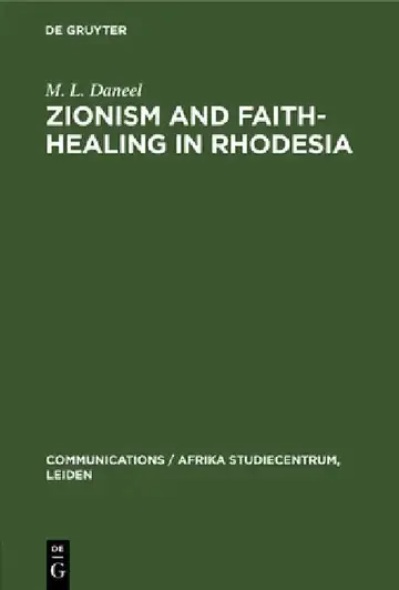 Cover of Zionism and Faith-Healing in Rhodesia