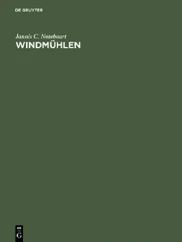 Cover of Windmühlen