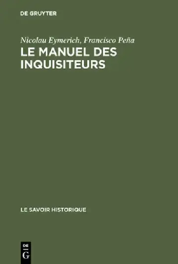 Cover of Le Manuel Des Inquisiteurs