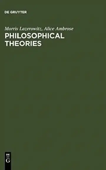 Cover of Philosophical Theories