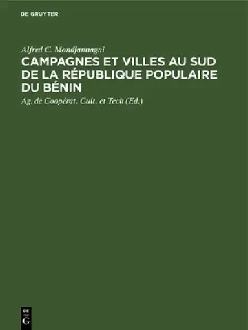Cover of Campagnes Et Villes Au Sud de la République Populaire Du Bénin