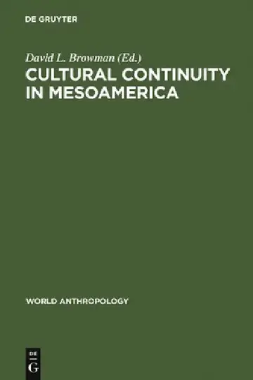 Cover of Cultural Continuity in Mesoamerica