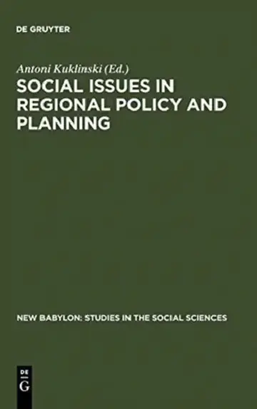 Cover of Social Issues in Regional Policy and Planning