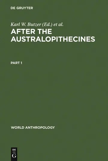 Cover of After the Australopithecines