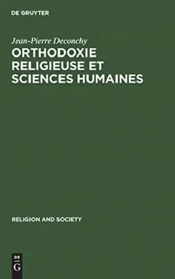 Cover of Orthodoxie religieuse et sciences humaines