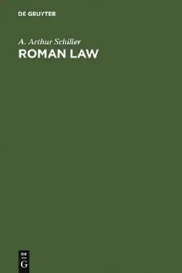 Cover of Roman Law